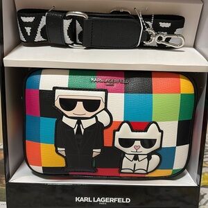 NWT…KARL LAGERFELD Paris Maybelle Crossbody (Multicolor)